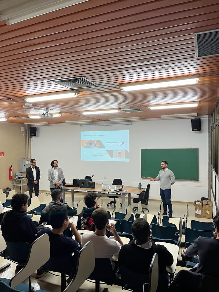 Palestra da Prime Smart House com apresentação de Fernando Scarpa na UFSCar.